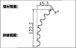 长城板/波浪板 型号：YX-BLB-060