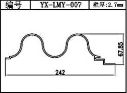 长城板/波浪板 型号：YX-LMY-007