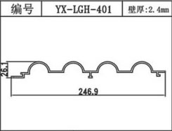 长城板/波浪板 型号：YX-LGH-401